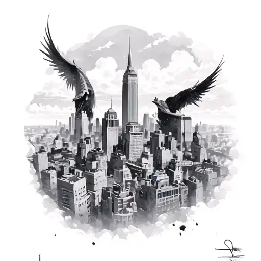 City From In The Sky