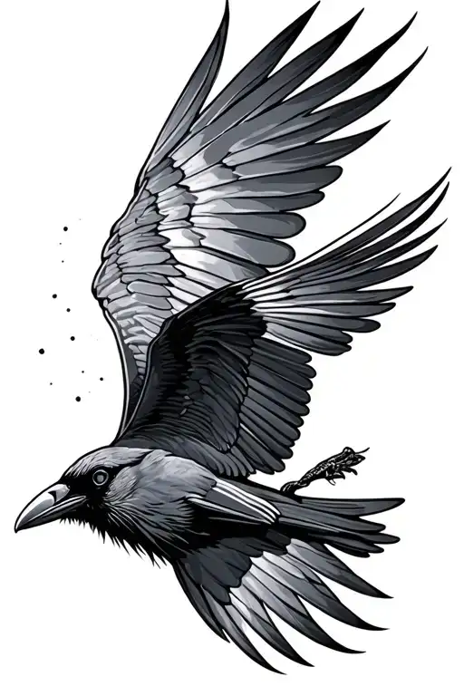 Crow Flying