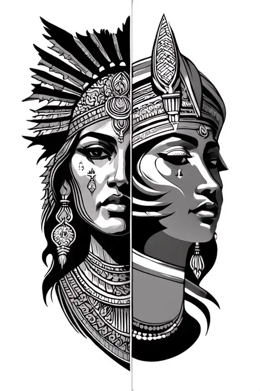 Osiris And Isis Godess