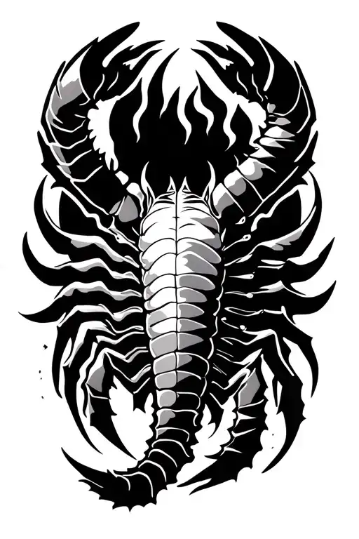 Scorpio And Tribal Sunrise Integrated