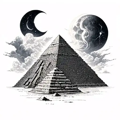 Pyramids Moon Storms