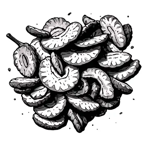 Plantain Chips Scattered