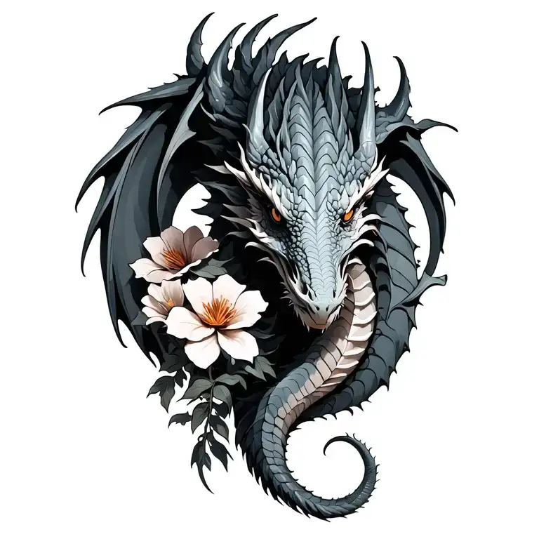 Dragons And Flowers Growing