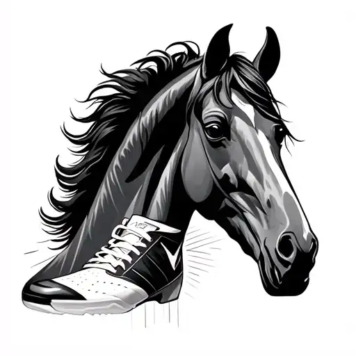 Horse And A Soccer Shoe Transforming
