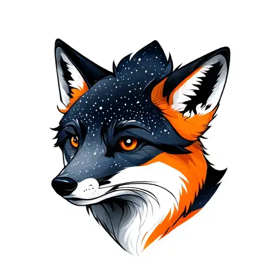 Fox Night Sky