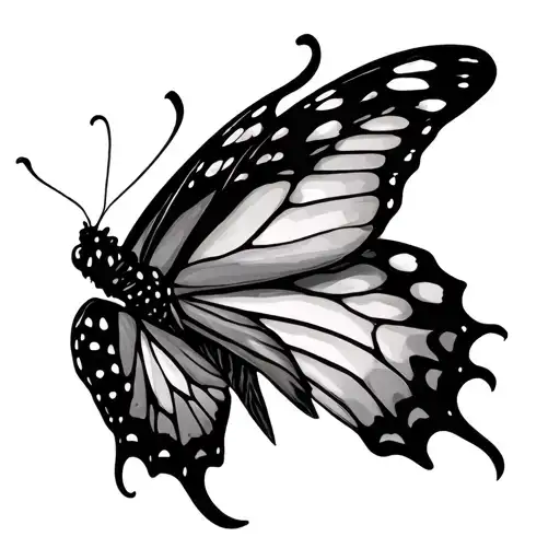 Fire And Butterfly Wings