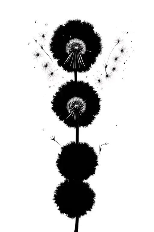 Dandelion Blowing