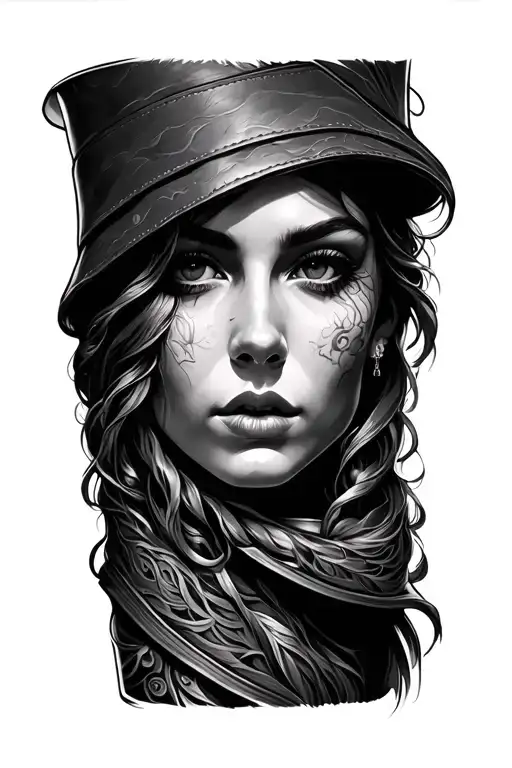 Tooled Leather Sleeve