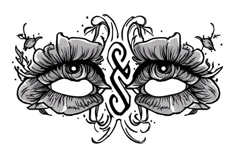 Lars & Chris Name Tattoo Design