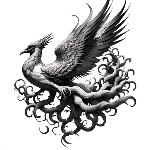 Medusa And A Phoenix