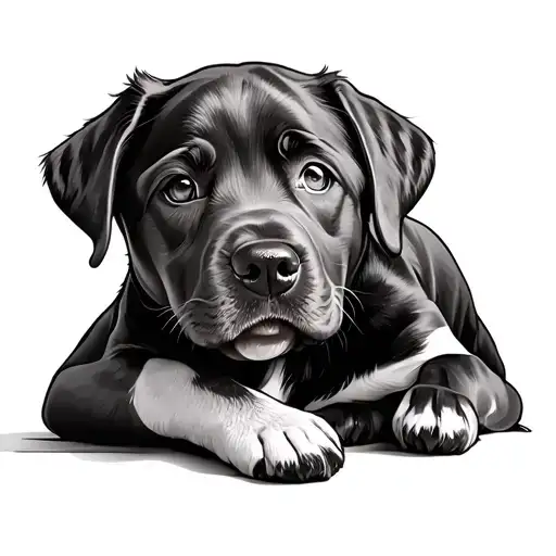 A Girl Hugging Her Labrador Puppy With Full Emotions