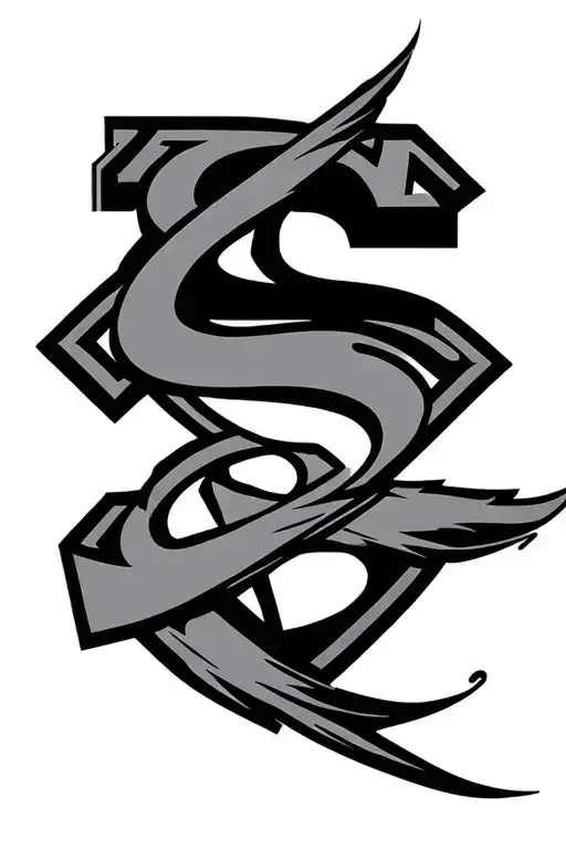 90S Inside Superman Logo Intertwined