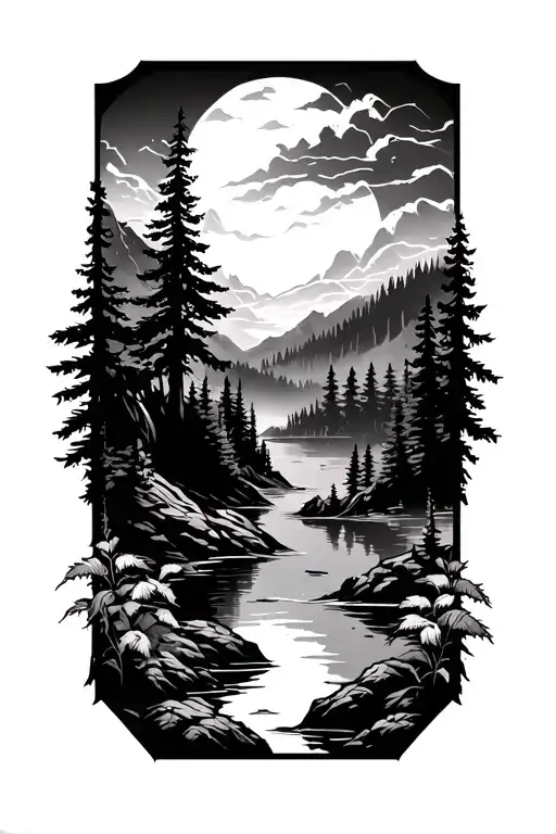 Circuit In Nature Scene