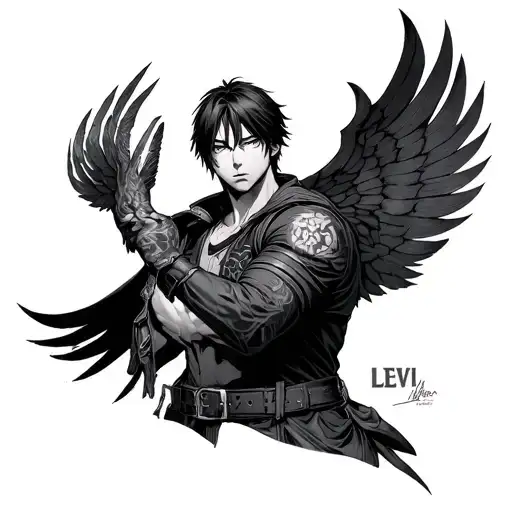 Levi Ackerman Attack On Titan Atlas Holding