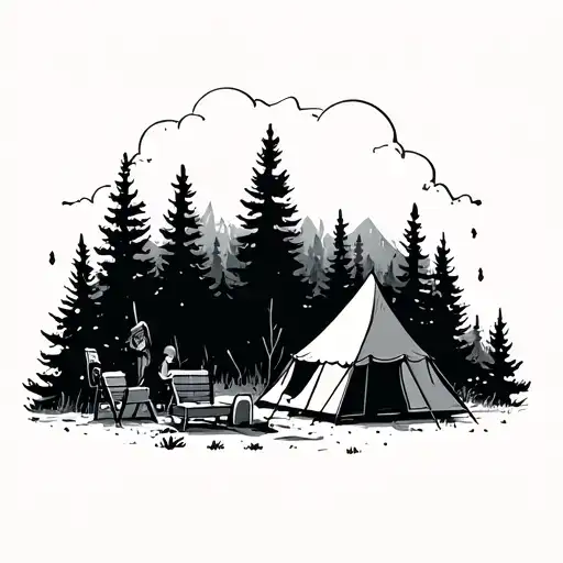 Camping Scene
