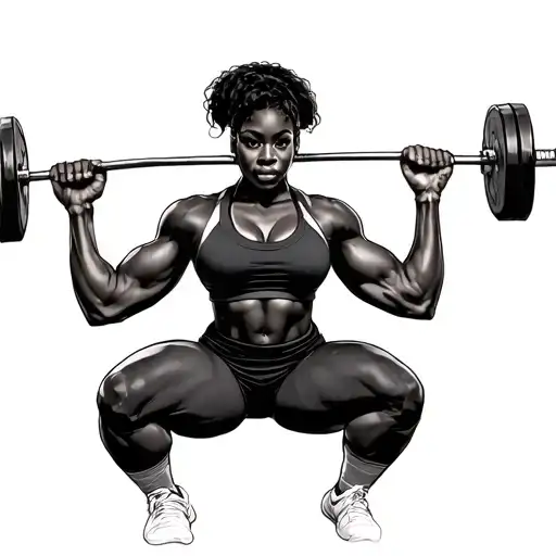 Black Women Lifting Weights