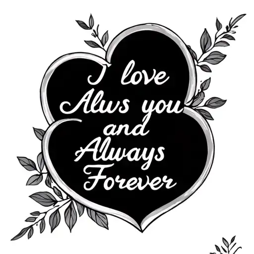 I Love You Always And Forever