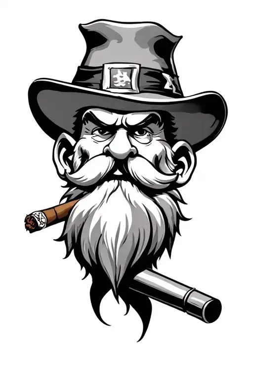 Yosemite Sam Smoking Cigar