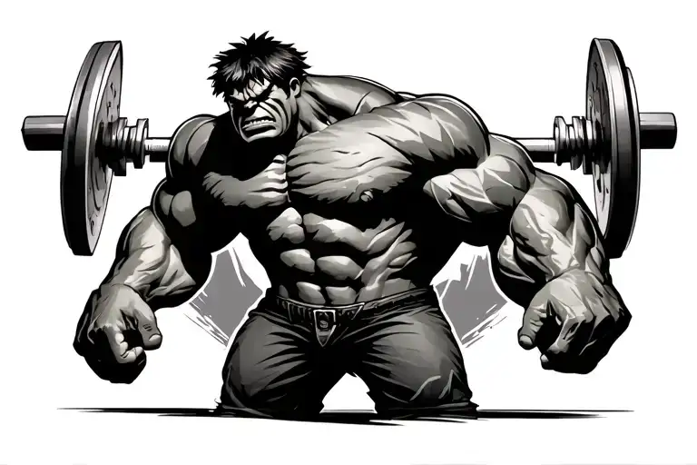 Hulk Lifting Themed