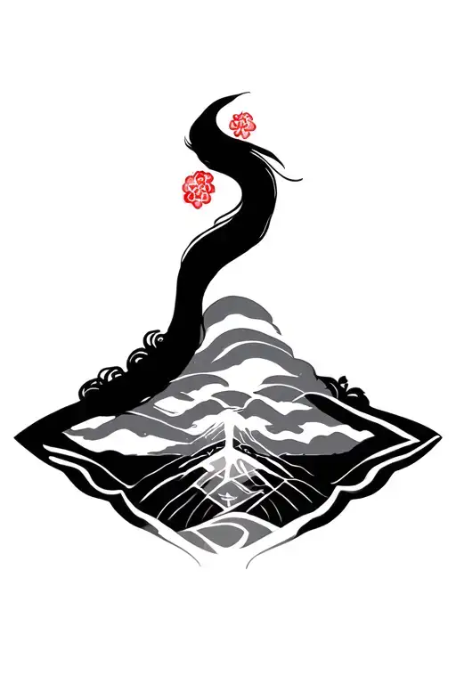 Japan And Lines On The Collarbone