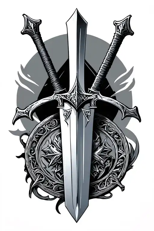 Witcher Swords And Medallion