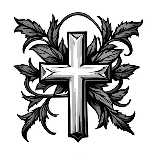Italian Cross Tattoo idea