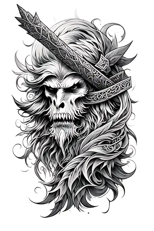 Norse Background Sleeve Filler