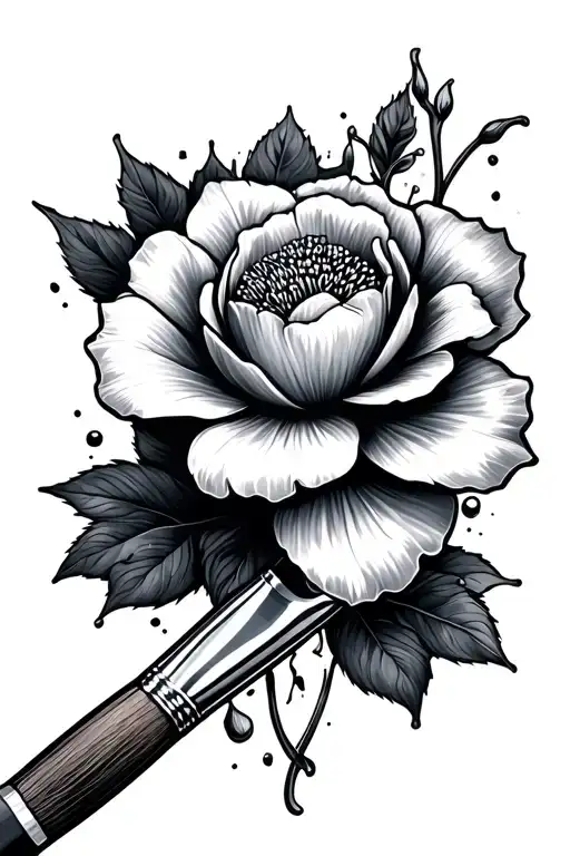 Paint Brush With Date