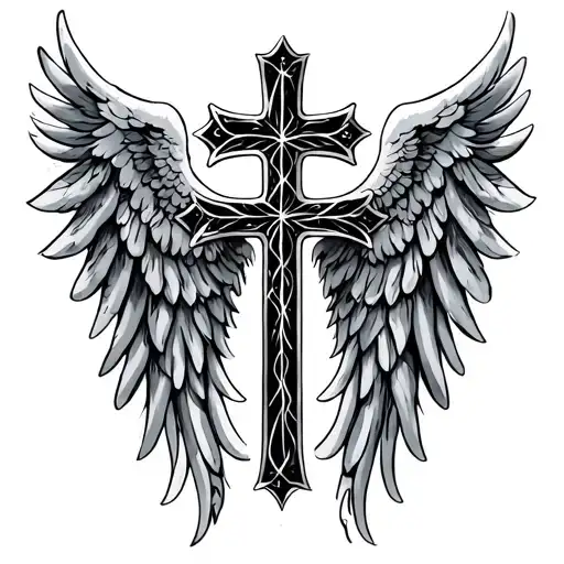 Angel Wings Cross