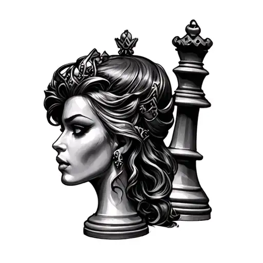 Harley Queen Chess Piece