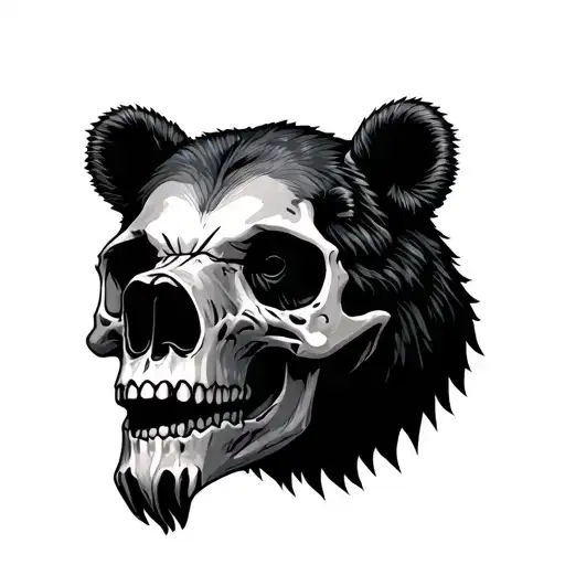 Gay Bear Skull