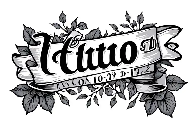 Name Tattoo Date