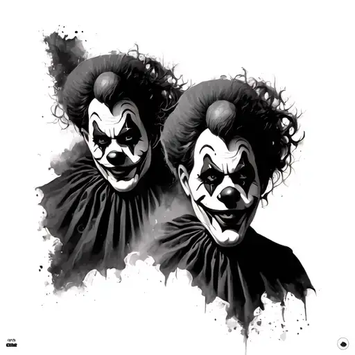 Killer Clowns Full Black Sleeve