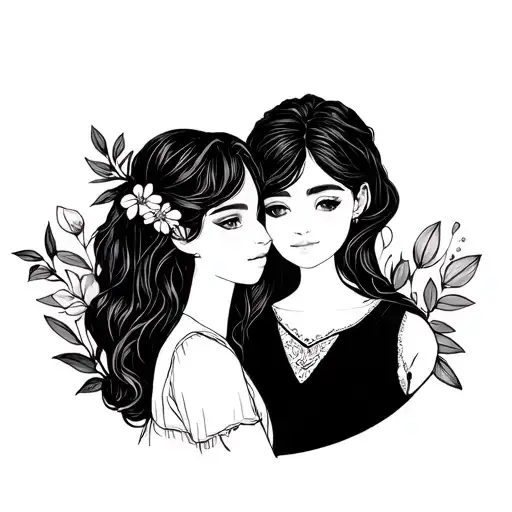 Small Simple Esther And Flora Bff Matching