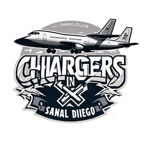 Los Angeles Chargers Logo And San Diego Text And Airplane And Cross And Bible Verse Arm Sleeve