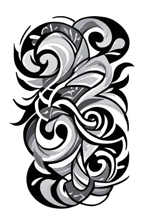 Portuguese Tribal Patterns Intertwined