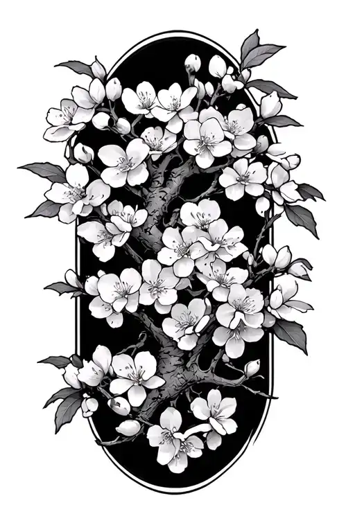 Cherry Blossom Tree Branches