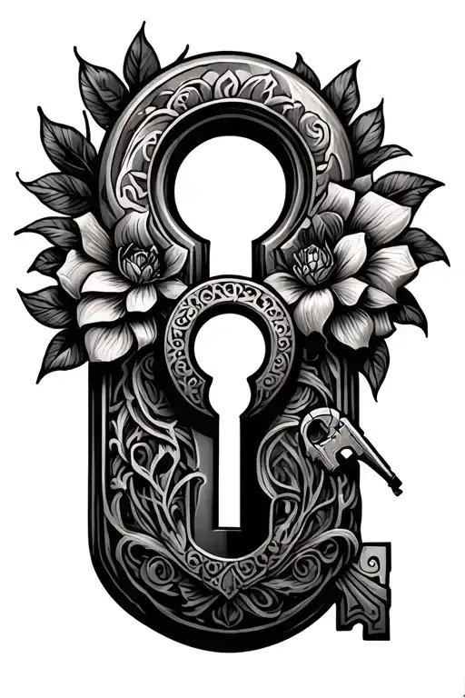 Lock And Keyhole