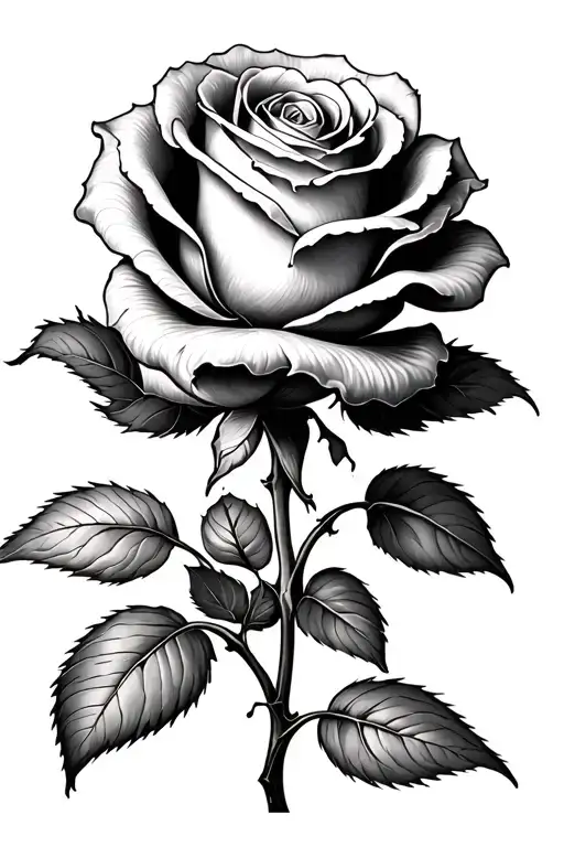 Rose Made Out Of Money Pouring