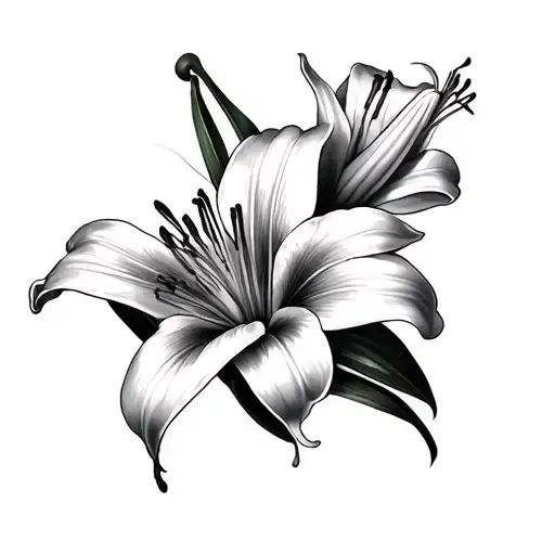 Lily Flower Spine Ta