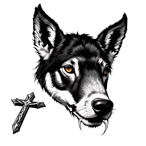 Western Tattoo That Shows My Love For Animals And My Christian Faith