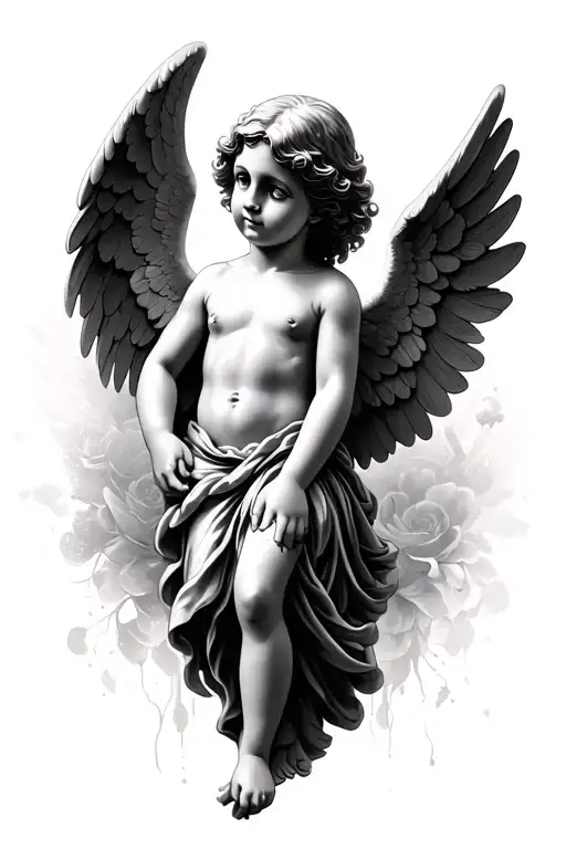Cherub Angel Tattoo idea