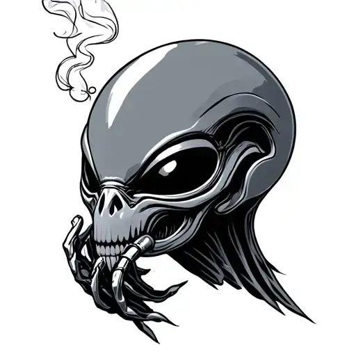 Alien Smoking
