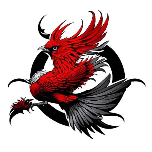 Red Fenix Bird