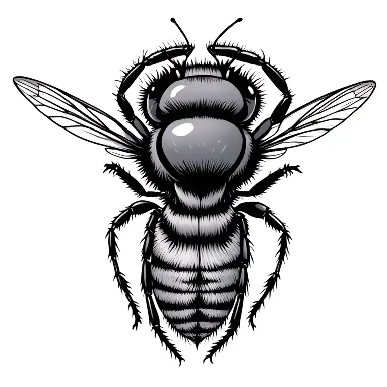 Insect Hornet With A Big Stinger