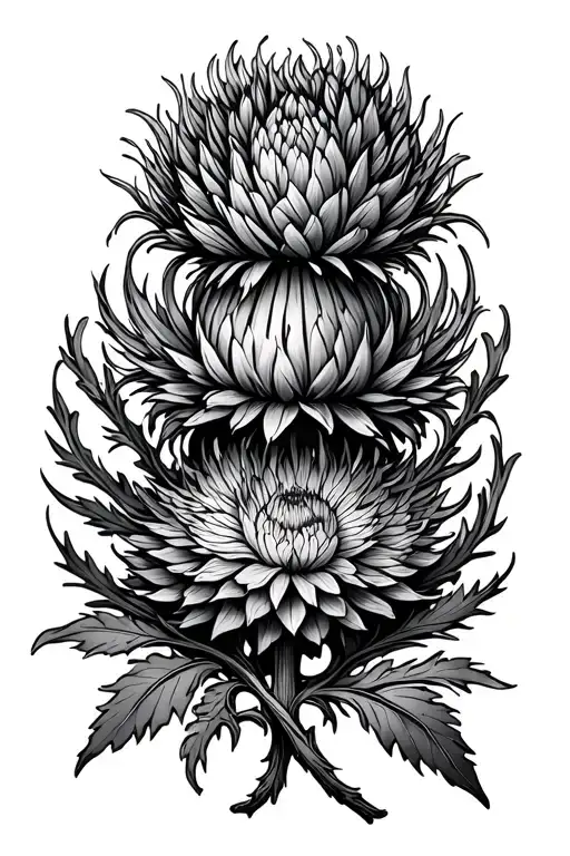 Glencairn And Thistle Intertwined