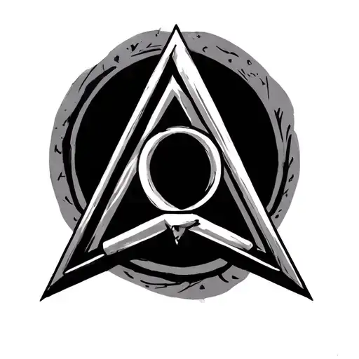 Tattoo Idea Of A Illuminati Symbol But It's Rock Paper Scissors