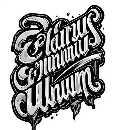 E Plurbus Unnum On The Arm Sleeve Writing