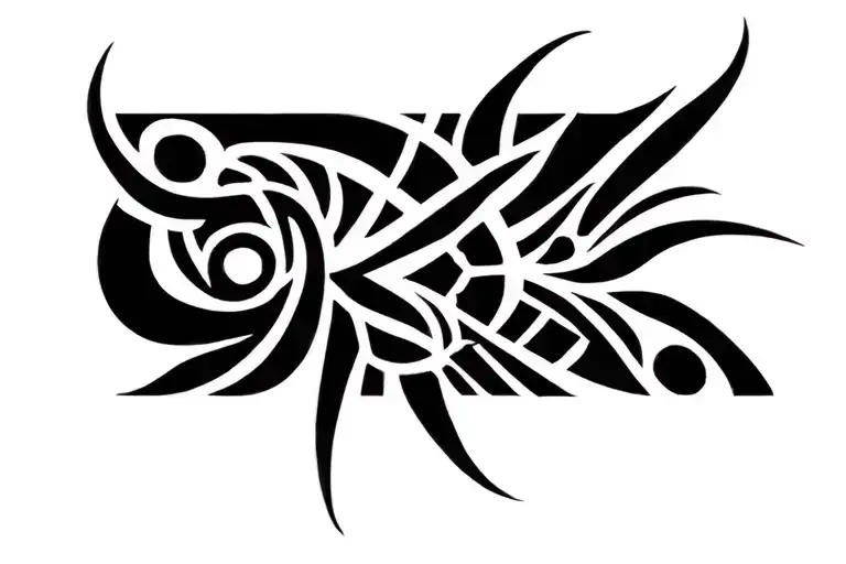 Men's Tribal Patterns Symbolizing