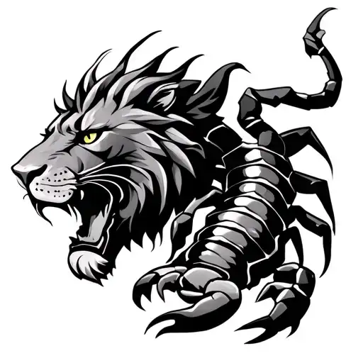 Scorpion And Lion